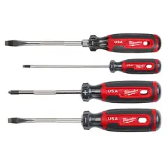 [MIA-MT200-4] 4PC CUSHION GRIP SCREWDRIVER SET (USA)