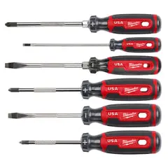 [MIA-MT200-6] 6PC CUSHION GRIP SCREWDRIVER SET (USA)
