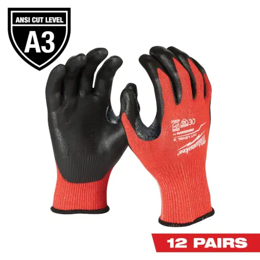 [MIA-48-22-8933V] (12)CUT 3 NITRILE GLOVE VEND12PK-XL