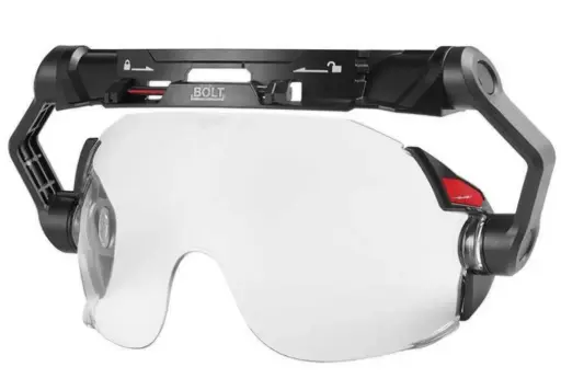 [MIA-48-73-1410] BOLT™ EYE VISOR - CLEAR DUAL COAT LENS (COMPATIBLE WITH MILWAUKEE® SAFETY HELMETS & HARD HATS)