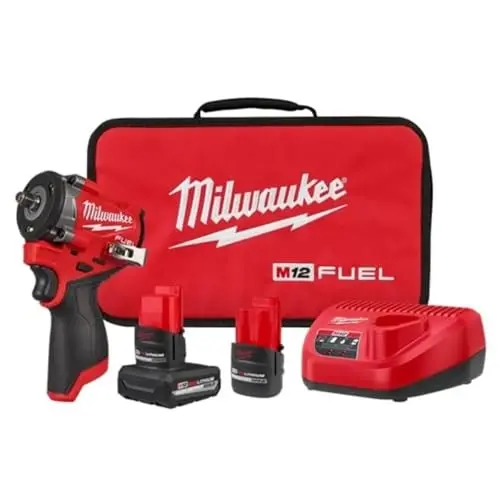 [MIL-2562-22] M12 FUEL™ STUBBY 3/8 IMPACT WRENCH KIT
