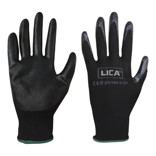 [LIC-GLNN8] GUANTE LICA NYLON/RECUB NITRILO T-8 
