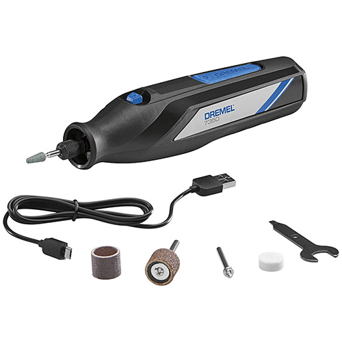 [DRE-F0137350LA] MULTIPRO INALAMBRICO 7350-5 DE 4 VOLTS CON 7 ACCESORIOS
