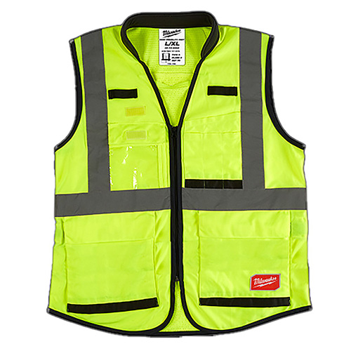 [MIA-48-73-5082] CHALECO DE SEGURIDAD RESISTENTE AMARILLO ULTRA REFLEJANTE G/XG