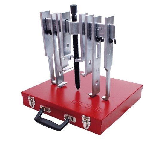 [URR-4212SJB] JUEGO EXTRACTOR QUIJADA RECTA 6TON 14 PZ CAJA METÁLICA URREA