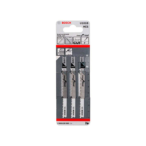 [BOA-2608630565] PAQUETE DE 3 SEGUETAS P/CALADORA MADERA CORTE FINO BD (BOA-U101B)