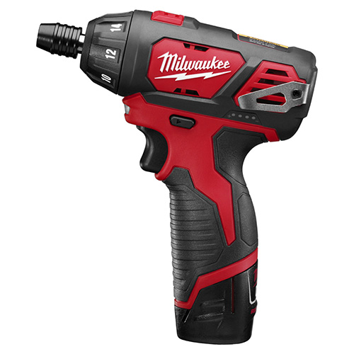 [MIL-2401-22] DESTORNILLADOR INALAMBRICO COMPACTO 1/4 HEX 0-500 RPM 12 V C/2 BAT. 1.5 AMP