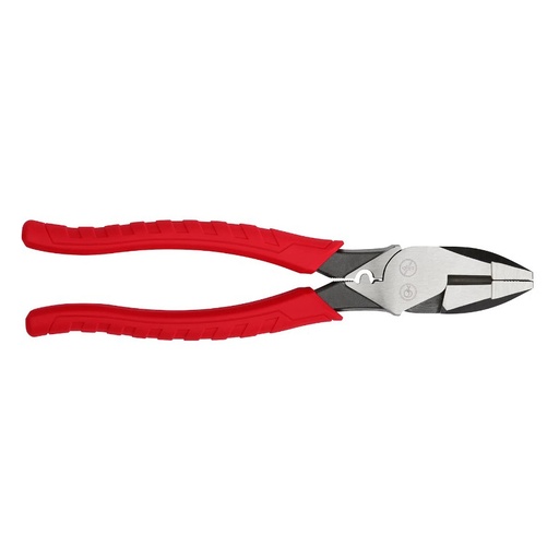 [MIA-48-22-6100] PINZA DE ELECTRICISTA DE 9 PULG C/ALTA PALANCA Y PONCHADORA DE CABLE P/USO RUDO