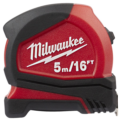 [MIA-48-22-6618] FLEXOMETRO MILWAUKEE COMPACTO C/NOM CERTIFICADA DE 5 MTS/16 FT P/USO RUDO
