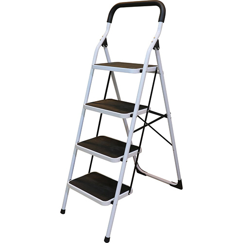 [SUR-ETT4] ESCALERA TIPO TABURETE DE ACERO 4 ESCALONES
