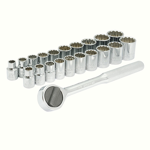 [SUR-A02C] JUEGO DE DADOS 3/8 STD Y MM 21PZ