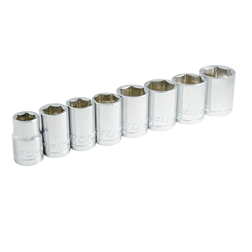 [FOY-140441] JUEGO DE 8 DADOS ESTANDAR 1/2 FOY TOOLS