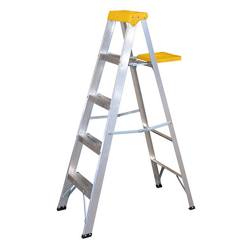 [SUR-ET4] ESCALERA DE ALUMINIO TIPO TIJERA 4 PELDAÑOS 1.54M