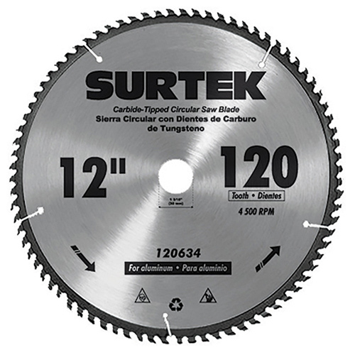 [SUR-120621] DISCO C/PASTILLAS DE CARBURO P/MADERA PARA SIERRA CIRCULAR DE 10" 40 DIENTES