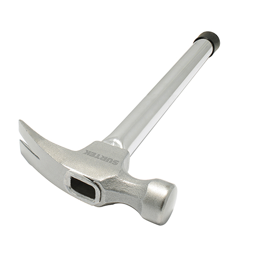 [SUR-416TR] MARTILLO DE UÑA RECTA MANGO DE ACERO TUBULAR 16oz