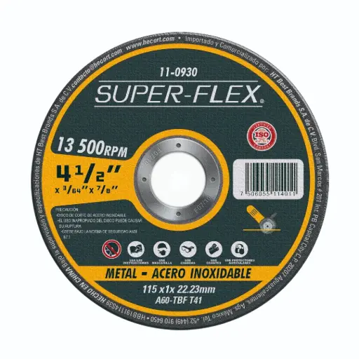 [HEC-110930] DISCO DE CORTE 4 1/2 SUPERFLEX