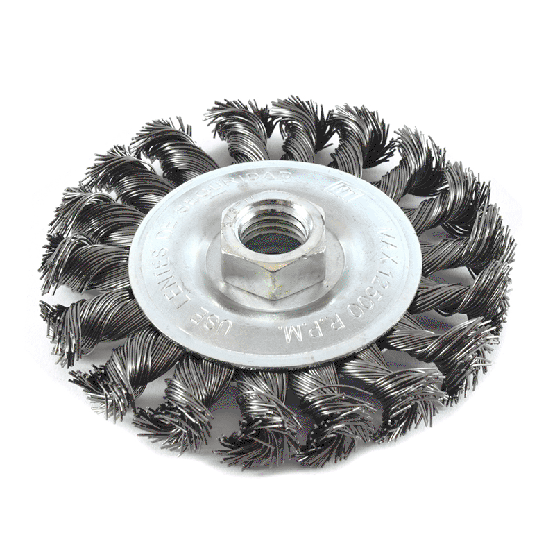 [HEC-120401] CARDA CEPILLO CIRCULAR ALAMBRE TRENZADO 4X5/8X1/2X1