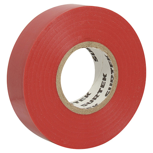 [SUR-138009] CINTA ROJA PARA AISLAR 19 MM X 9 M