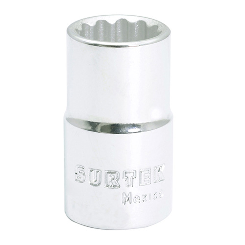 [SUR-F5817] DADO CUADRO EN PULGADAS DE 1/2", 12 PUNTAS, 17/32"