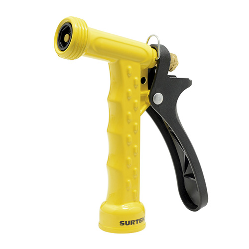 [SUR-130346] PISTOLA PARA RIEGO METÁLICA CON SEGURO PARA RIEGO CONTINUO 3/4" GHT
