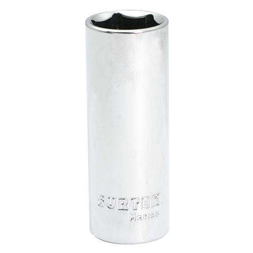 [SUR-F5122HL] DADO LARGO CUADRO DE 3/8", 6 PUNTAS, EN PULGADAS, 11/16"