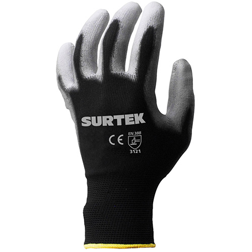 [SUR-GNPM] GUANTES DE NAILON CON RECUBRIMIENTO DE POLIURETANO M