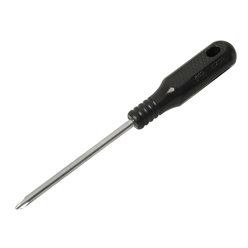 [FOY-DPR84] DESTORNILLADOR CON MANGO NEGRO, PUNTA PHILLIPS BARRA REDONDA #2 X 4"