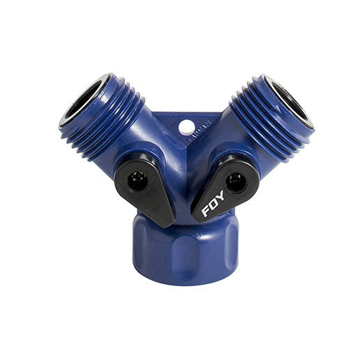 [FOY-VALY01P] ADAPTADOR PARA MANGUERA DE RIEGO EN "Y" DE PLÁSTICO 11 X 7CM