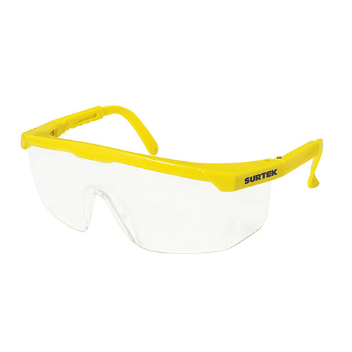 [SUR-137326] LENTES DE SEGURIDAD MODELO AJUSTABLE, TRANSPARENTES