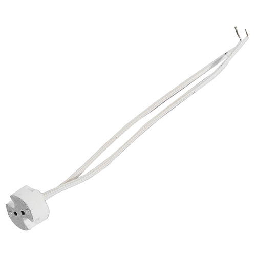 [SUR-136681] PORTALÁMPARA PARA MR BASE BIPIN 2 CM, COLOR BLANCO