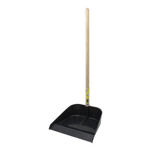 [FOY-LIM02] RECOGEDOR CON BASTÓN DE MADERA, 23 CM