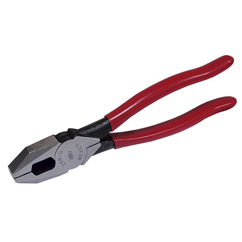 [URR-267G] PINZA PARA ELECTRICISTA CON MANGO RUBBER GRIP CORTE LATERAL DE 7-5/16"