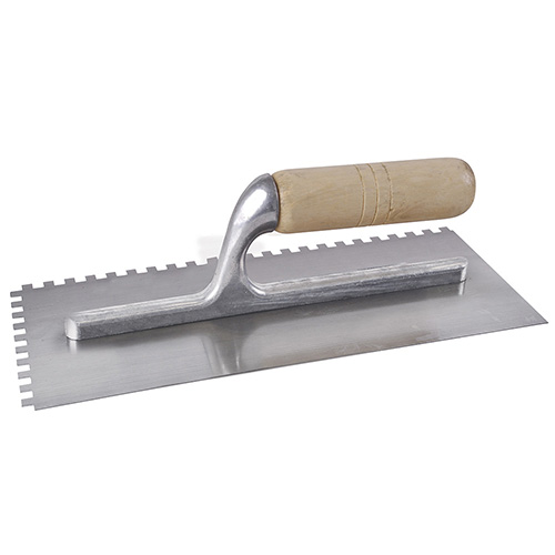 [SUR-123182] LLANA DENTADA CUADRADA DE ACERO AL ALTO CARBÓN CON MANGO DE MADERA 10 REMACHES, 11"X5"