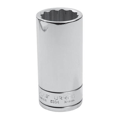 [URR-5334] DADO LARGO CUADRO DE 1/2", 12 PUNTAS, EN PULGADAS, 1-1/16"