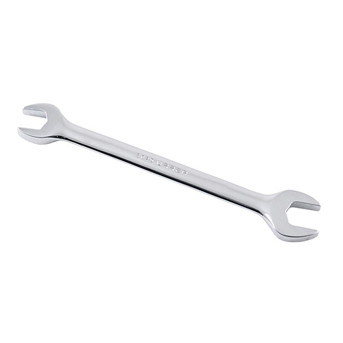 [URR-3034] LLAVE ESPAÑOLA PULIDO ESPEJO EN PULGADAS, 5/8" X 11/16"