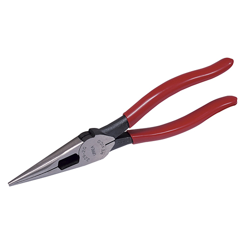 [URR-2292G] PINZA PARA ELECTRICISTA CON MANGO RUBBER GRIP CON PUNTA LARGA CORTE LATERAL DE 8-9/32"
