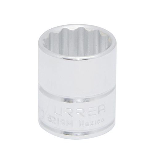 [URR-5216M] DADO CUADRO DE 3/8", 12 PUNTAS, MÉTRICO, 16 MM