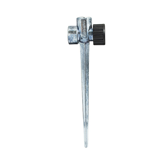 [SUR-130332] ESTACA METÁLICA UNIVERSAL PARA ASPERSOR 11", 2 VÍAS