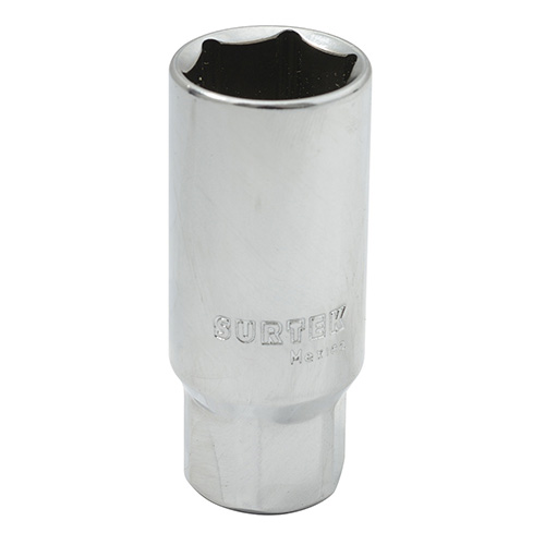 [SUR-F512050] DADO PARA BUJÍA CON NEOPRENO EN PULGADAS, CUADRO 3/8", 6 PUNTAS, 5/8"