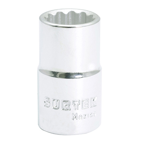 [SUR-F5818] DADO EN PULGADAS CUADRO DE 1/2", 12 PUNTAS, 9/16"