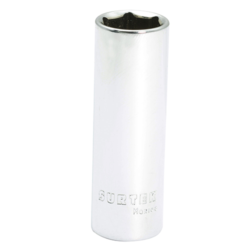 [SUR-F4408HLM] DADO LARGO CUADRO DE 1/4", 6 PUNTAS, MÉTRICO, 8 MM
