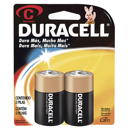 [SUR-MN1400] PILA ALCALINA DURACELL® "C", 2 PIEZAS