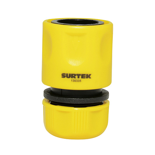 [SUR-130335] JUEGO DE CONECTORES PARA MANGUERA DE RIEGO CON SISTEMA CLIC 3/4" GHT, 2 PIEZAS
