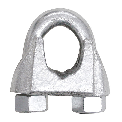 [SUR-PER7] PERRO DE HIERRO MALEABLE PARA CABLE DE ACERO 1/2"