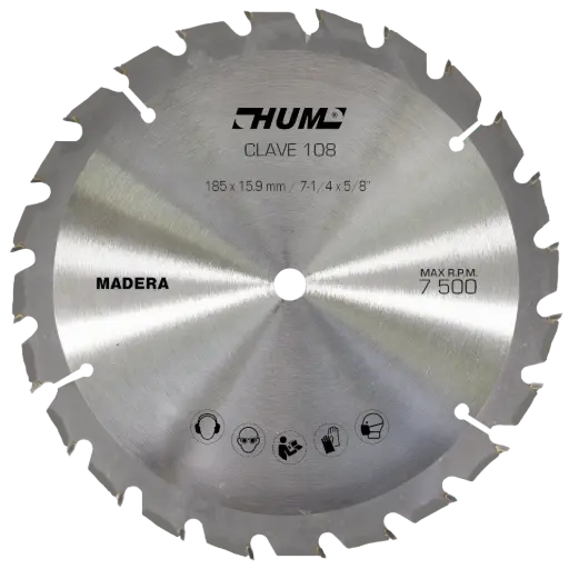 [AUS-108] SIERRA CIRCULAR DE CARBURO DE TUNGSTENO PARA MADERA 7 1/4 X 24T 