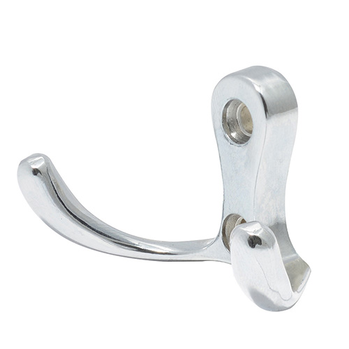 [LOC-13PE] GANCHO PERCHERO DOBLE NIQUEL