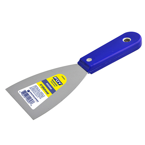 [FOY-142623] ESPATULA RIGIDA DE ACERO AL ALTA CARBON C/MANGO PLASTICO 2
