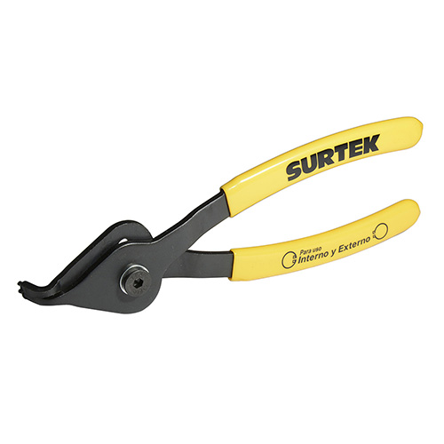 [SUR-975] PINZA EN TARJETA P/ANILLOS DE RETENCION CONVERTIBLE PUNTA 45°