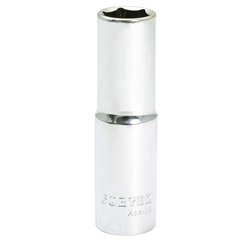 [SUR-F5812HL] DADO LARGO EN TARJETA DE 1/2 STANDARD C/6 PUNTAS DE 3/8