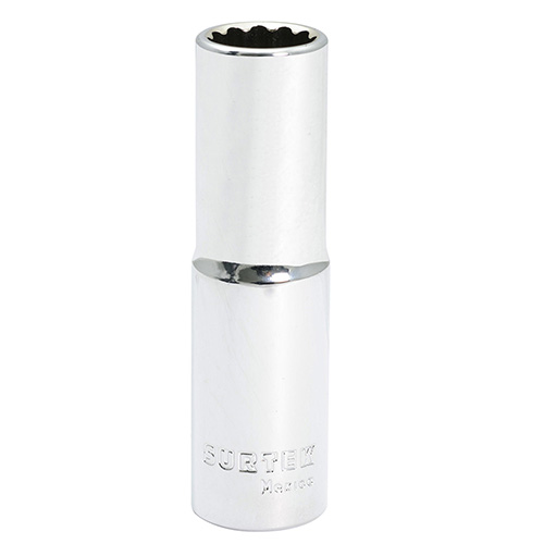[SUR-F5816L] DADO LARGO EN TARJETA DE 1/2 STANDARD C/12 PUNTAS DE 1/2
